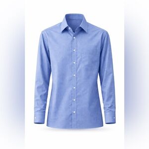 Men’s Light Blue Dress Shirt – Size 2XL